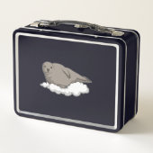 雲の上でシール メタルランチボックス (裏面)