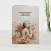 雲の上でリラを弾く天使 カード (裏面)