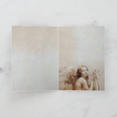 雲の上でリラを弾く天使 カード (内部)