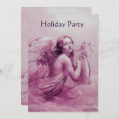 雲の上でリラを弾く天使 招待状 (正面/裏面)