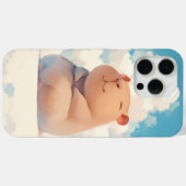 雲の上でリラックスするカピバラ Case-Mate iPhoneケース (裏面 (横))