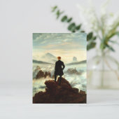 雲の上で一人きりのハイカー ポストカード (スタンド正面)