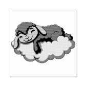 雲の上で眠っている子羊 ラバースタンプ (インプリント)