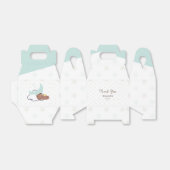 雲の上にドリーミーベア赤ちゃんシャワーありがとう フェイバーボックス (折り畳みなし)