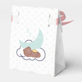 雲の上にドリーミーベア赤ちゃんシャワーありがとう フェイバーボックス (裏面サイド)