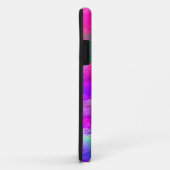 雲の上にピンクの青い紫の抽象芸術アート Case-Mate iPhoneケース (裏面/右)