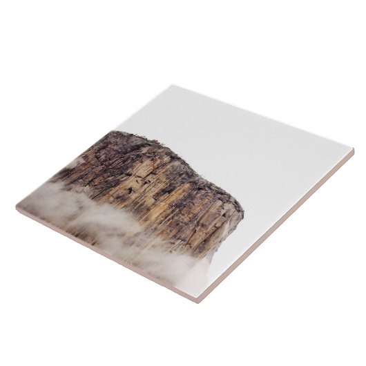 雲の上に上がる薄い崖 タイル (側面)