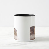 雲の上に上がる薄い崖 マグカップ (中央)