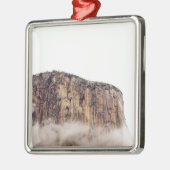 雲の上に上がる薄い崖 メタルオーナメント (左)