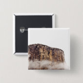 雲の上に上がる薄い崖 缶バッジ (正面&裏面)