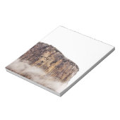 雲の上に立つ切り立った崖 ノートパッド (回転)