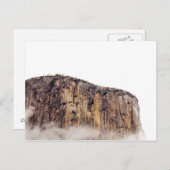 雲の上に立つ切り立った崖 ポストカード (正面/裏面)