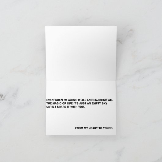 雲の上に カード (内部)