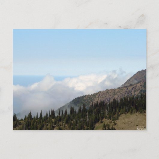 雲の上のはがき ポストカード (正面)