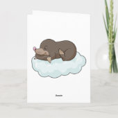 雲の上のほくろ カード (裏面)