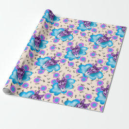 雲の上のチワワ ラッピングペーパー