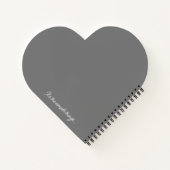 雲の上のハートノートブック ノートブック (裏面)