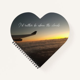 雲の上のハートノートブック ノートブック