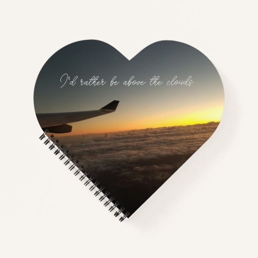 雲の上のハートノートブック ノートブック (正面)
