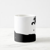 雲の上のパラグライダー コーヒーマグカップ (中央)