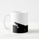 雲の上のパラグライダー コーヒーマグカップ (左)