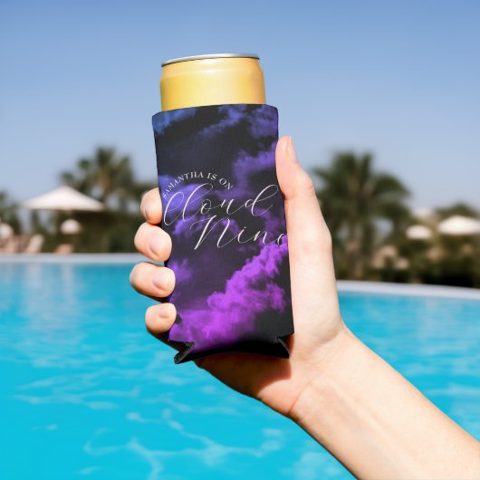 雲の上のブライダルシャワー 黒雲 スリム缶クーラー (インサイチュ プール)