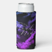 雲の上のブライダルシャワー 黒雲 スリム缶クーラー (Seltzer正面)