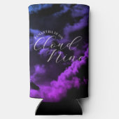 雲の上のブライダルシャワー 黒雲 スリム缶クーラー (裏面)