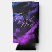 雲の上のブライダルシャワー 黒雲 スリム缶クーラー (正面)