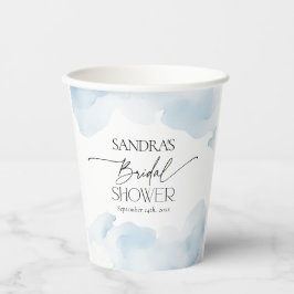 『雲の上のプリンセス』ダスティーブルースカイブライダルシャワー 紙コップ
