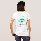雲の上のプリンセス パステルグリーンの雲 星の独身最後の夜 Tシャツ (裏面フル)