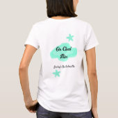 雲の上のプリンセス パステルグリーンの雲 星の独身最後の夜 Tシャツ (裏面)
