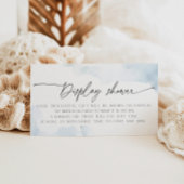 雲の上のプリンセス ブライダルシャワー ギフト包装不要カード エンクロージャーカード