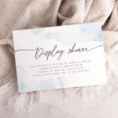 雲の上のプリンセス ブライダルシャワー ギフト包装不要カード エンクロージャーカード