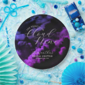 雲の上のプリンセス 黒い天の川 ブライダルシャワー ペーパープレート (パーティー)