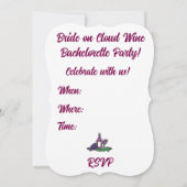 雲の上のワインブライド！ サンキューカード (裏面)