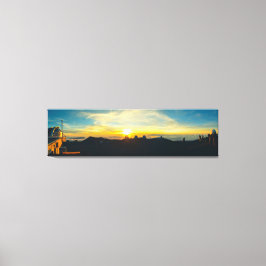 雲の上の夕日 キャンバスプリント