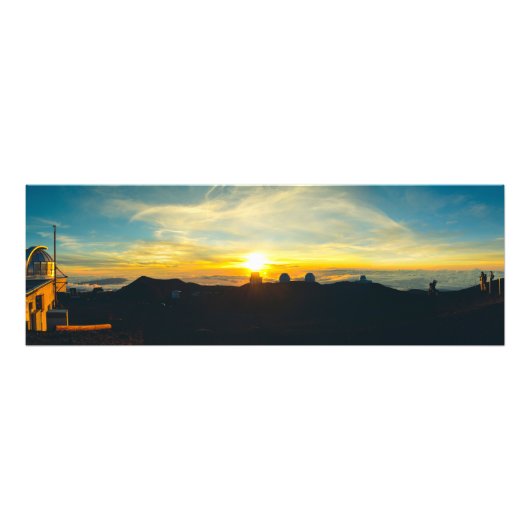 雲の上の夕日 フォトプリント            (正面)