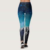 雲の上の夢のような銀河系の山 レギンス (裏面)