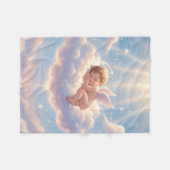 雲の上の天使 - 甘い夢を フリースブランケット (正面(横))