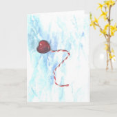 雲の上の愛 カード (黄色い花)