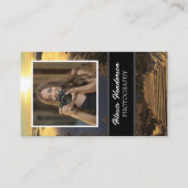 雲の上の日の出1 – 写真の白いスクリプト 名刺 (正面)