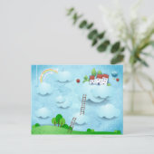 雲の上の村 ポストカード (スタンド正面)