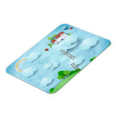 雲の上の村 マグネット (左側)