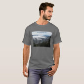 雲の上の煙のMtns Tシャツ (正面フル)