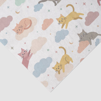 雲の上の猫 かわいい 薄葉紙