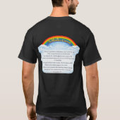 雲の上の虹の約束 Tシャツ (裏面)
