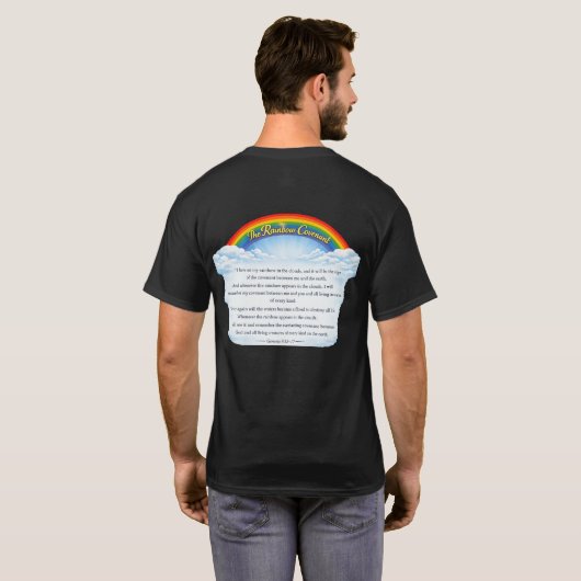 雲の上の虹の約束 Tシャツ (裏面フル)