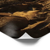 雲の上の金色の日の出 ポスター (コーナー)