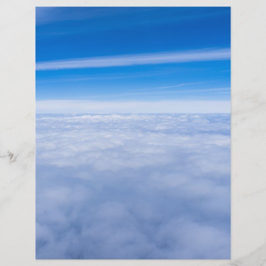 雲の上の飛行 チラシ (正面)